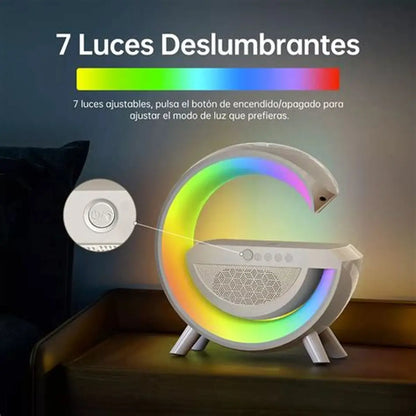 G-LIGHT LAMP 3-1 Lampara, Cargador y Reproductor alta voz.