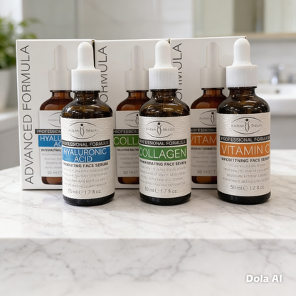 KIT SERUM- ACIDO HIALURONICO-VITAMINA C-COLAGENO